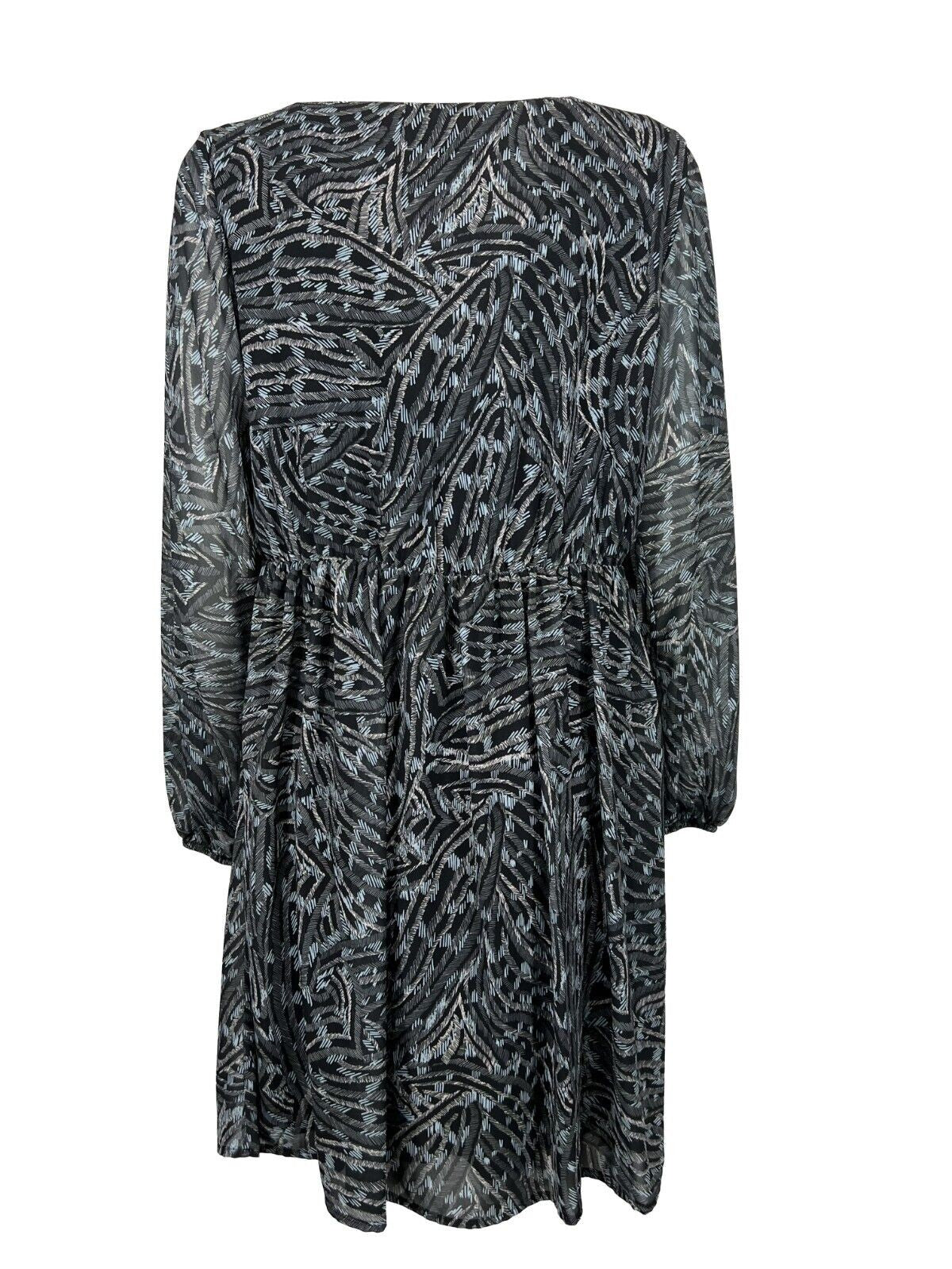 LA FEE MARABOUTEE abito donna fantasia grigio/celeste/rosa TATIN MADE IN ITALY