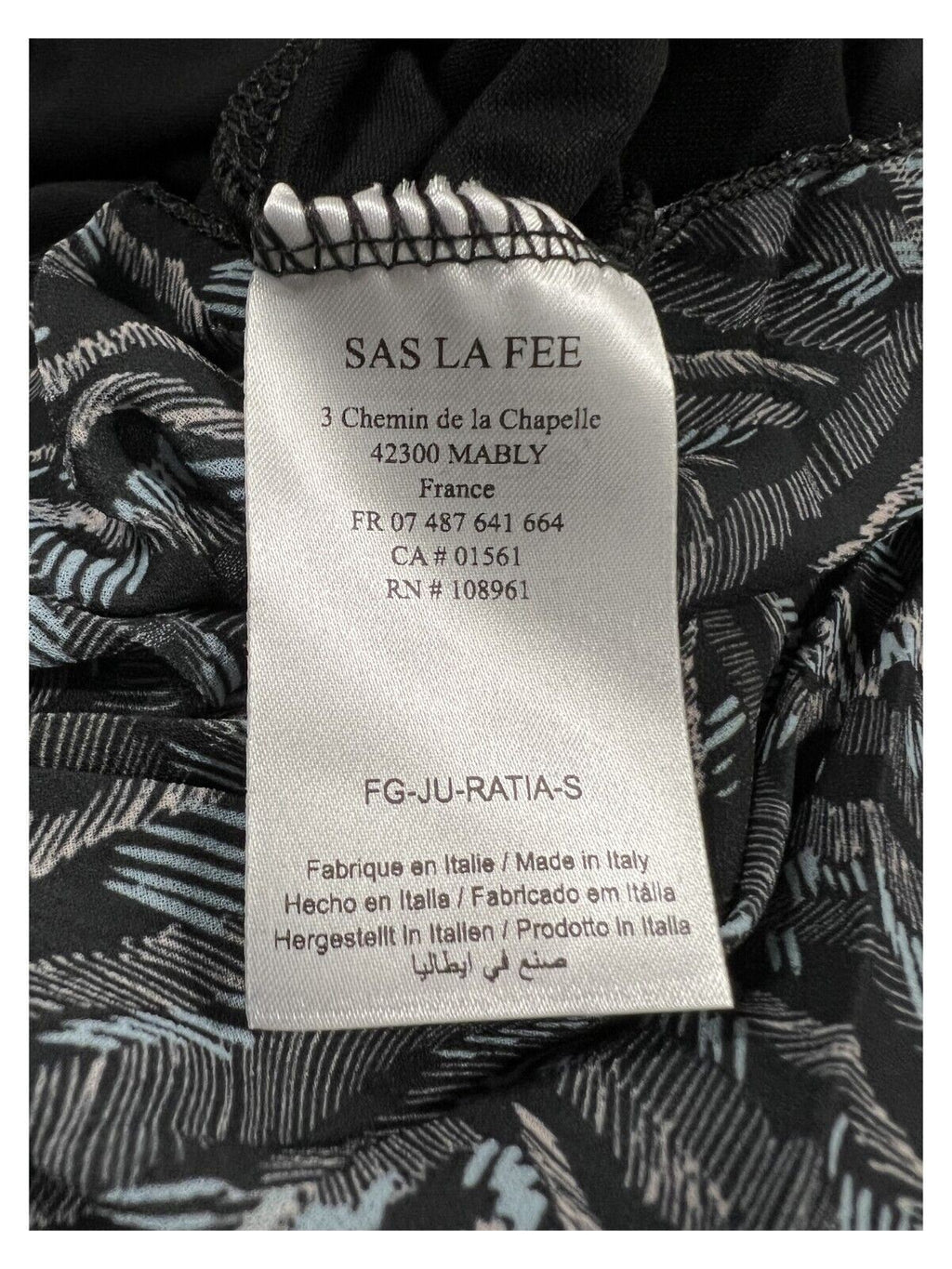 LA FEE MARABOUTEE gonna donna plissè fantasia grigio/celeste/rosa RATIA MADE IN ITALY