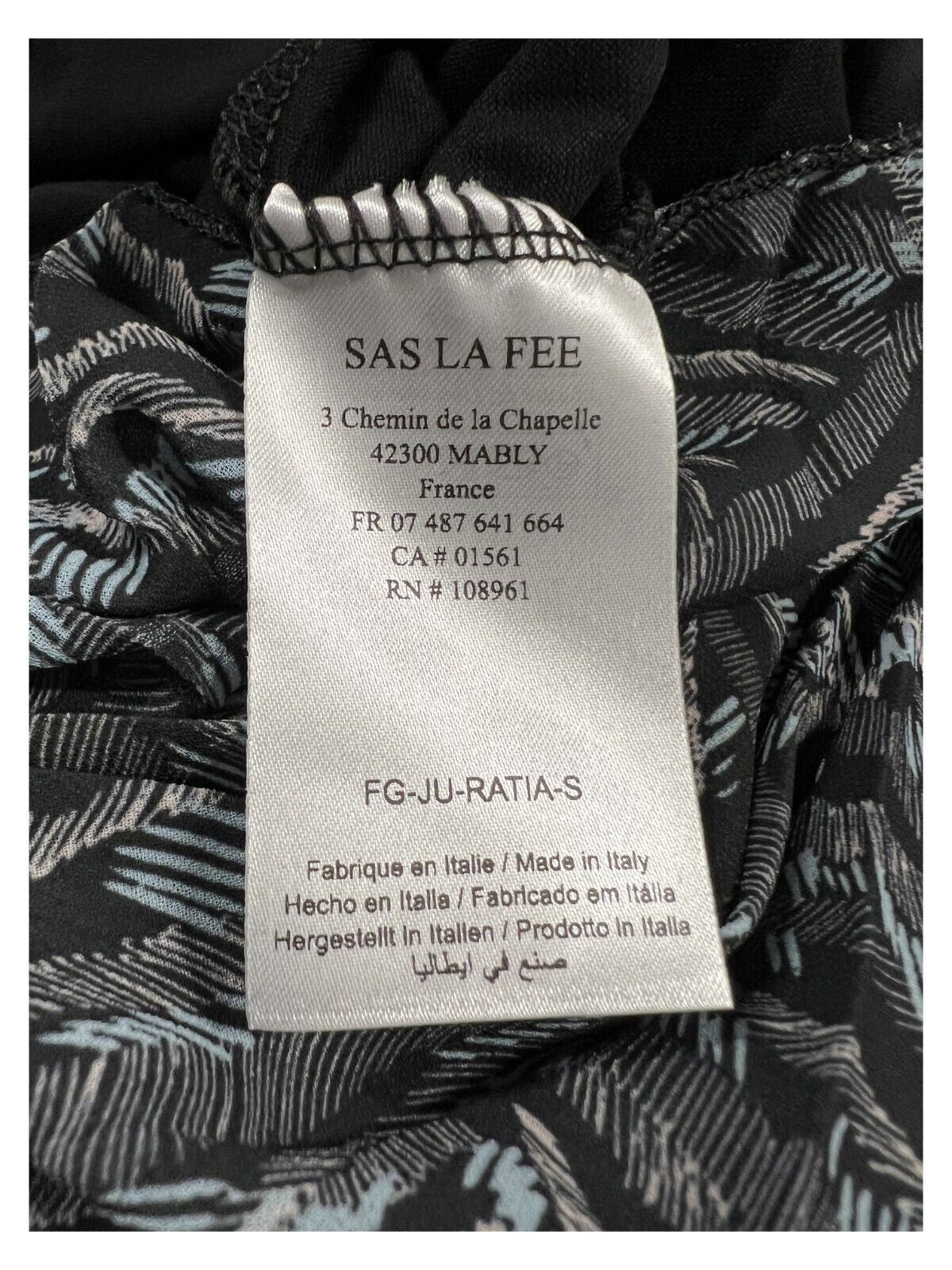 LA FEE MARABOUTEE gonna donna plissè fantasia grigio/celeste/rosa RATIA MADE IN ITALY