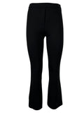 LIVIANA CONTI pantalone donna nero punto Milano trombetta L3WI36 MADE IN ITALY