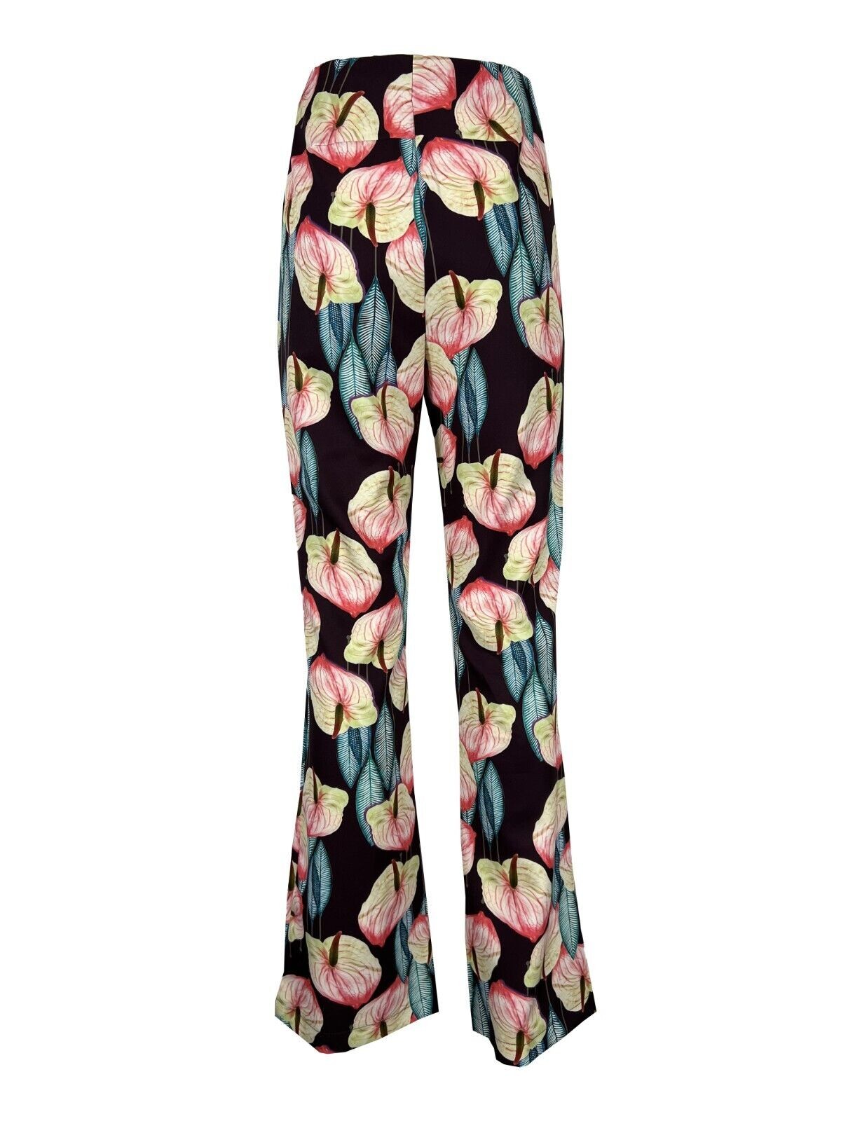 IL THE DELLE 5 pantalone donna fantasia ANTURIUM prugna/multicolor P/DAVE MADE IN ITALY