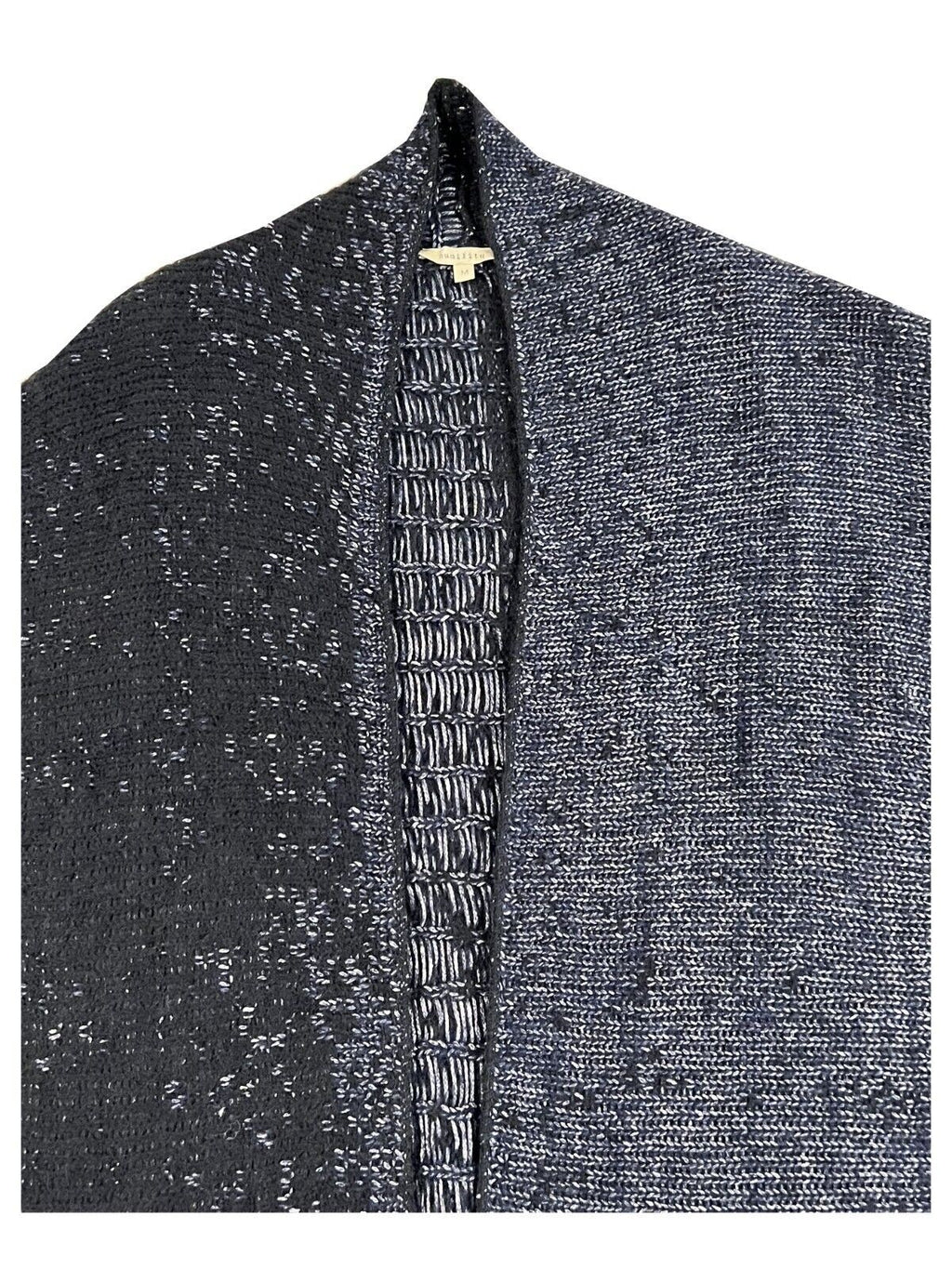 HUMILITY 1949 maxi cardigan donna blu melange HB-GI-NAELLA MADE IN ITALY