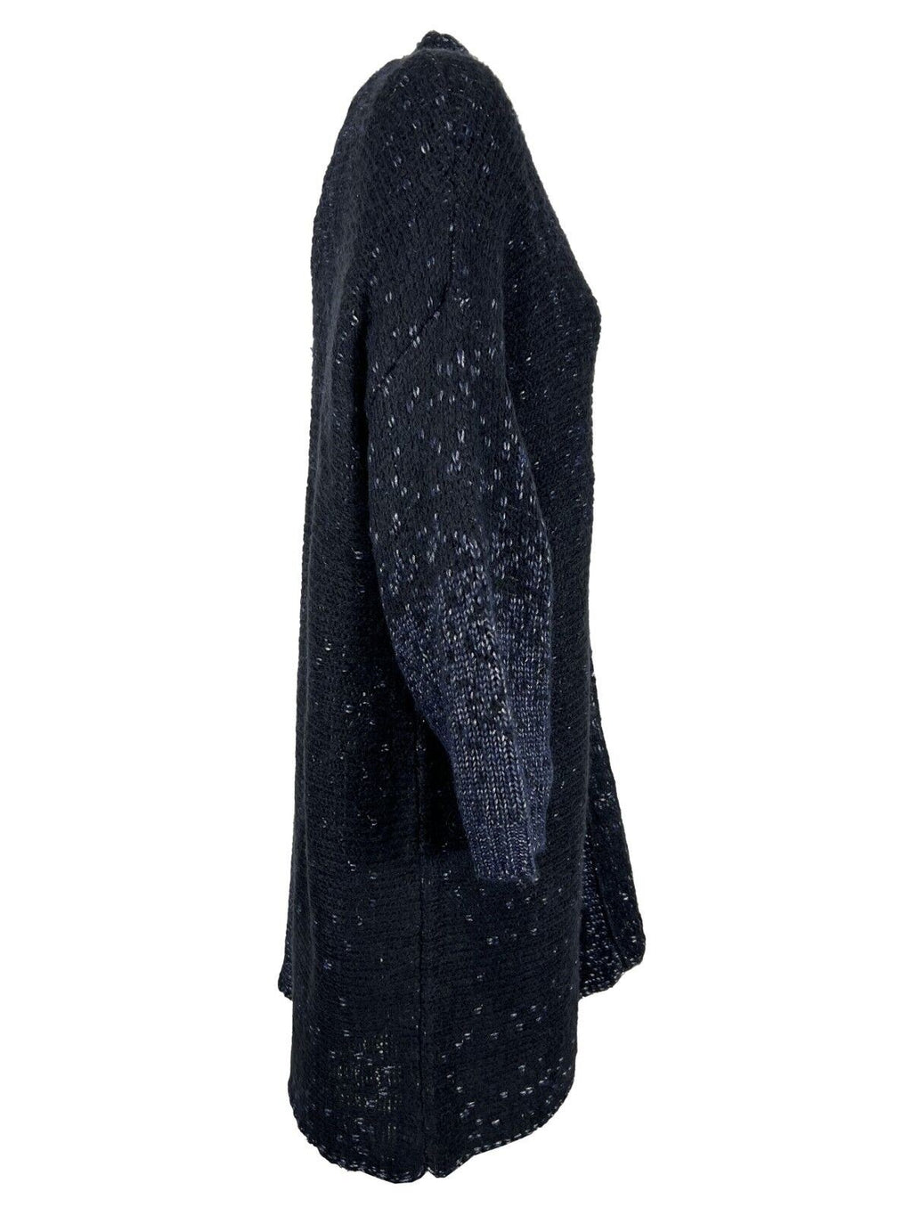 HUMILITY 1949 maxi cardigan donna blu melange HB-GI-NAELLA MADE IN ITALY