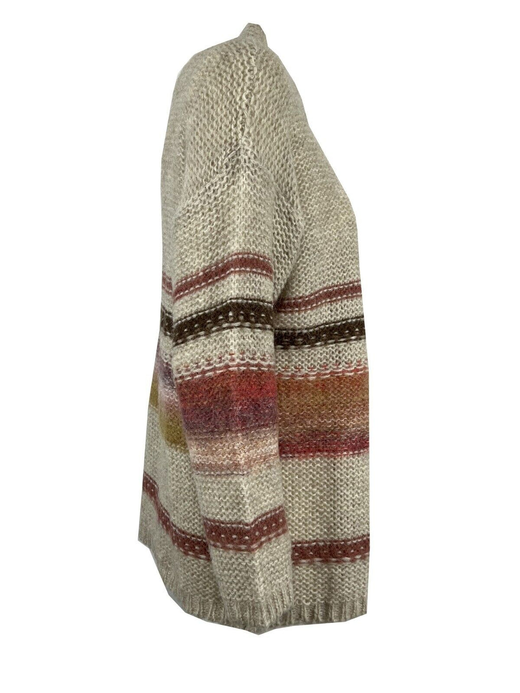 HUMILITY cardigan donna lana HB-GI-NAGI phard/moro MADE IN ITALY