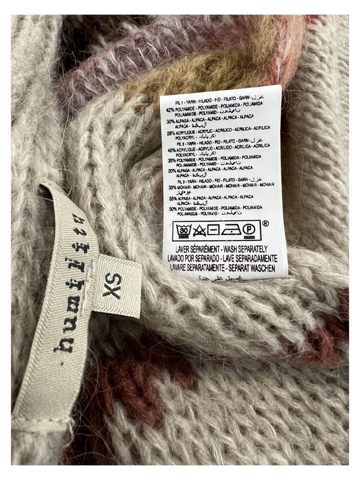 HUMILITY cardigan donna lana HB-GI-NAGI phard/moro MADE IN ITALY