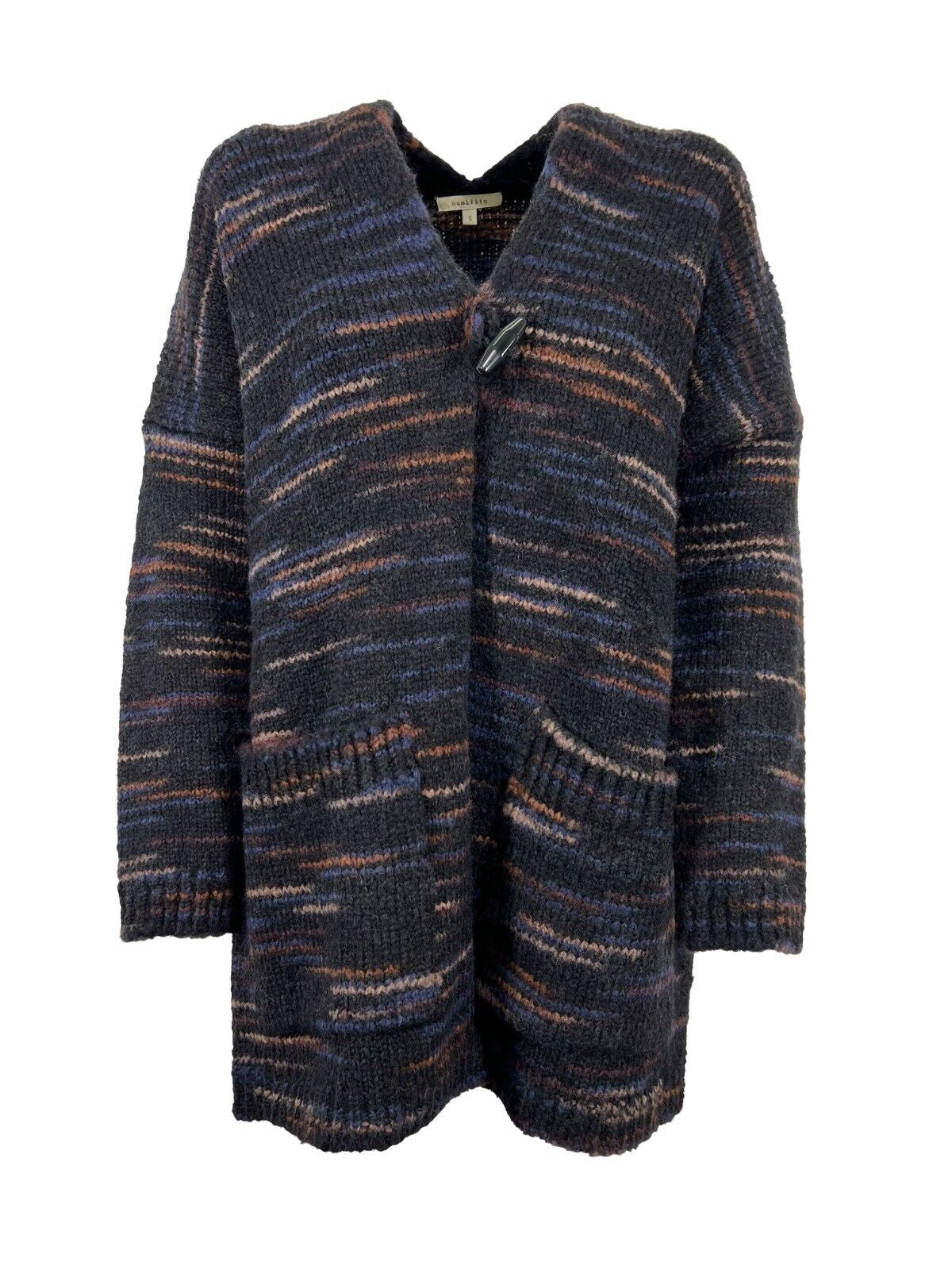 HUMILITY cardigan donna blu/mattone HB-GI-NAFA MADE IN ITALY