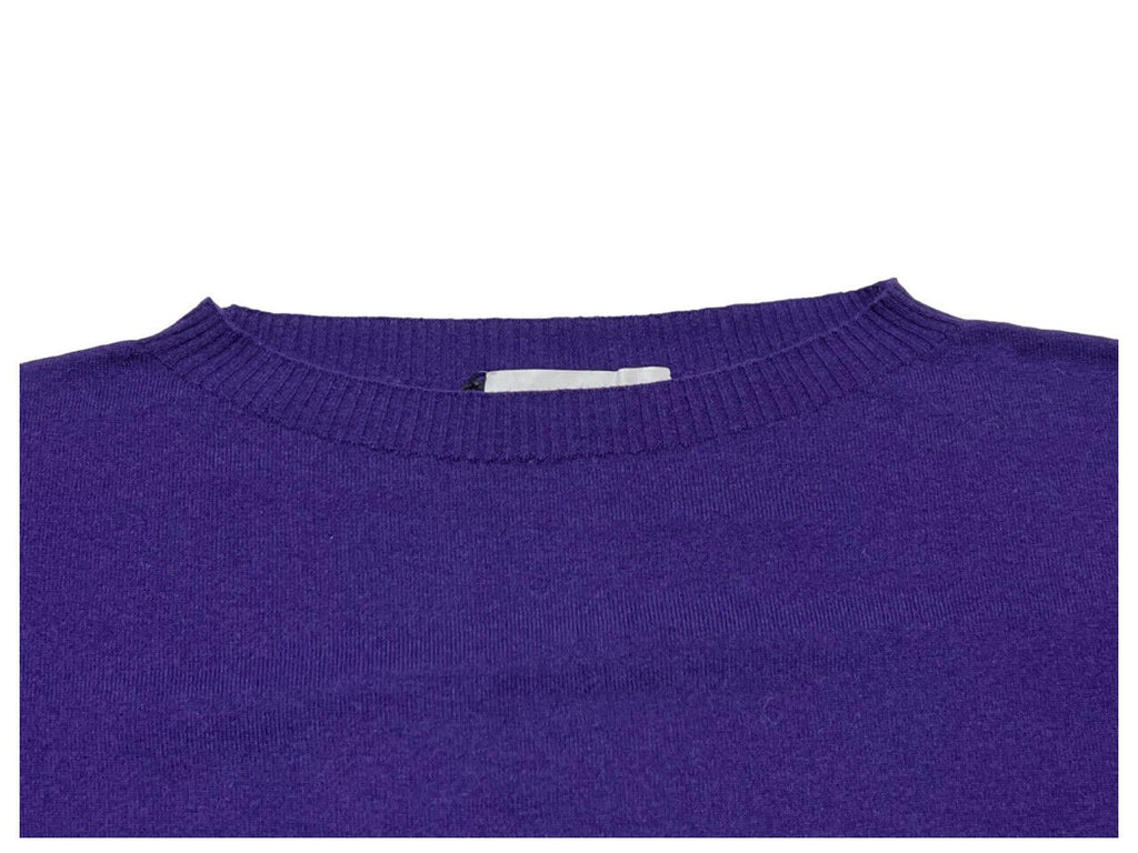 LIVIANA CONTI maxi maglia donna asimmetrica F3WB02 lana MADE IN ITALY