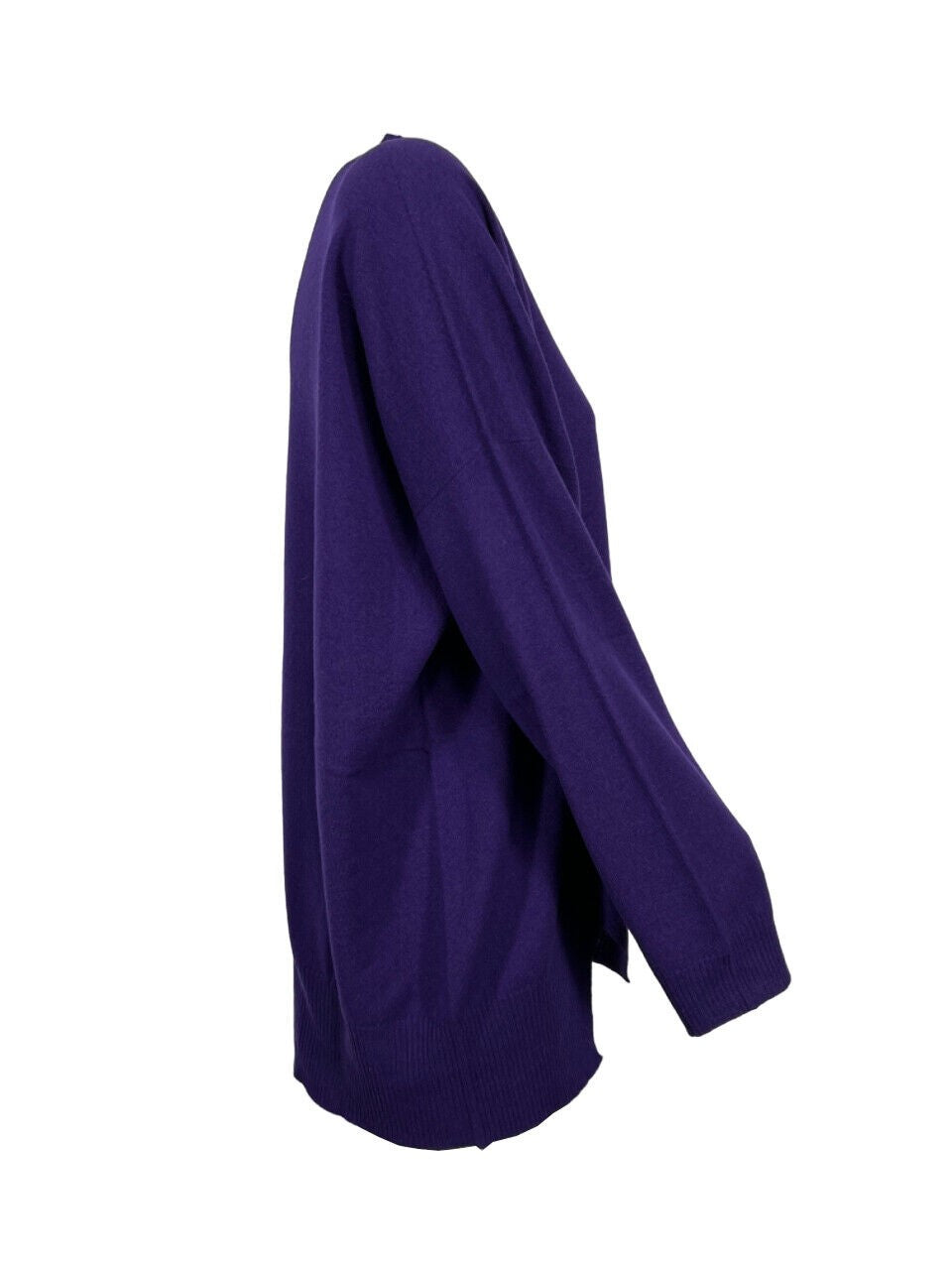 LIVIANA CONTI maxi maglia donna asimmetrica F3WB02 lana MADE IN ITALY