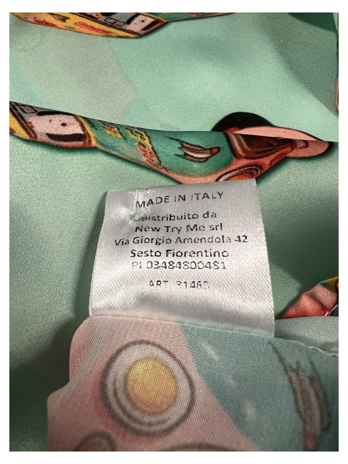 IL THE DELLE 5 camicia donna fant. macchine acqua SPOON 56ST TIN CAR MADE IN ITALY