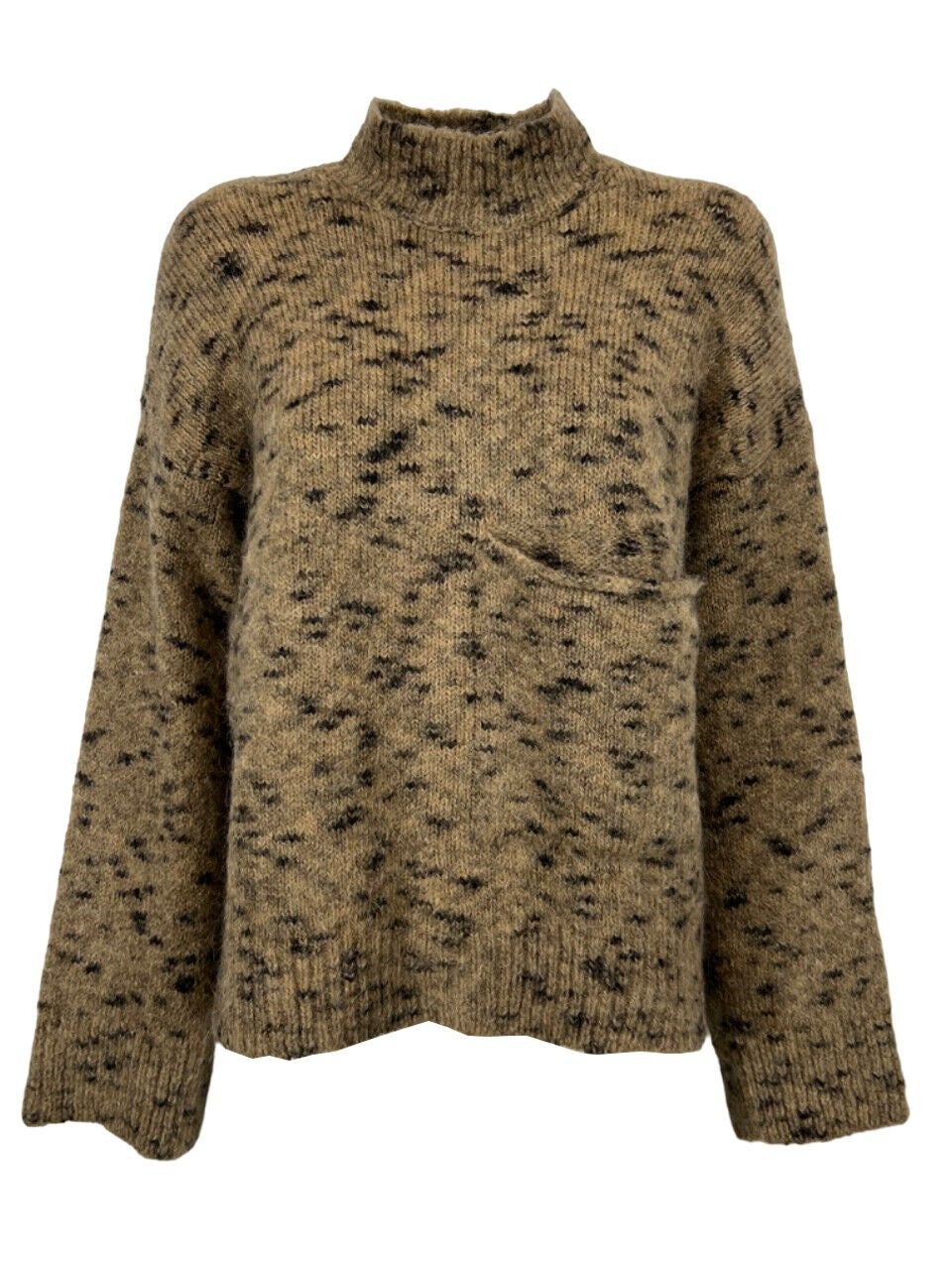 HUMILITY 1949 maglia donna lana beige/nero UGO MADE IN ITALY