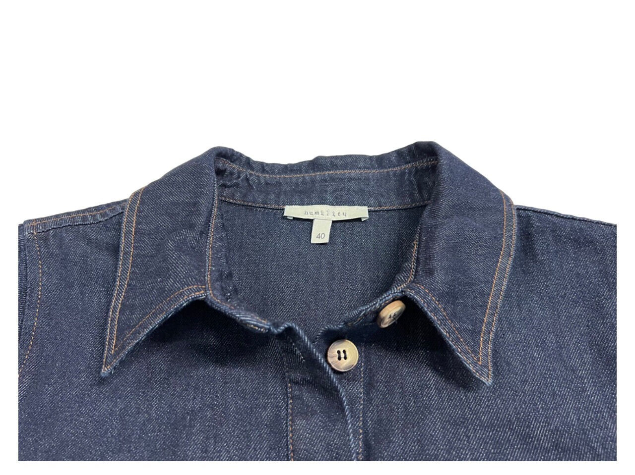 HUMILITY 1949 abito donna denim ad A UTILO 100% cotone