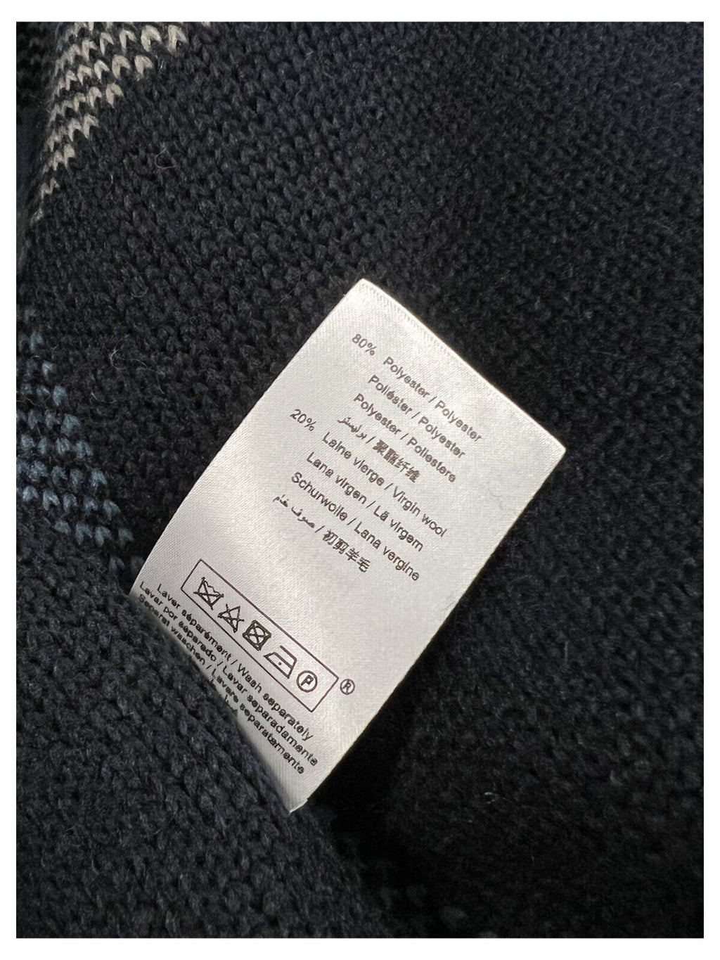 HUMILITY 1949 cappotto tessuto maglia quadri blu/celeste/beige UZINI MADE IN ITALY