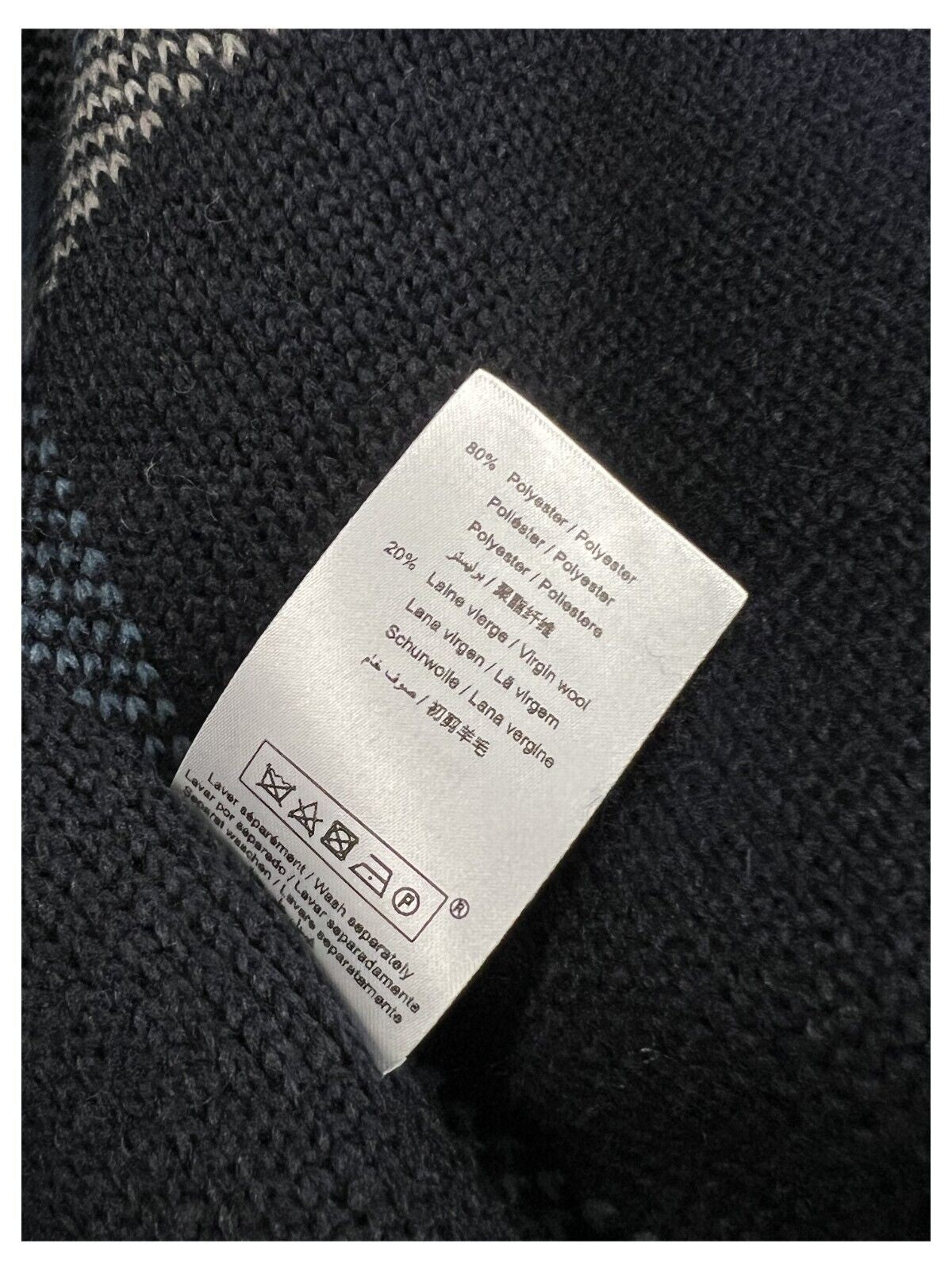 HUMILITY 1949 cappotto tessuto maglia quadri blu/celeste/beige UZINI MADE IN ITALY