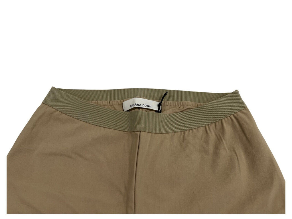 LIVIANA CONTI pantalone donna modello leggings tessuto bengalina CNTR20 - 2 MADE IN ITALY