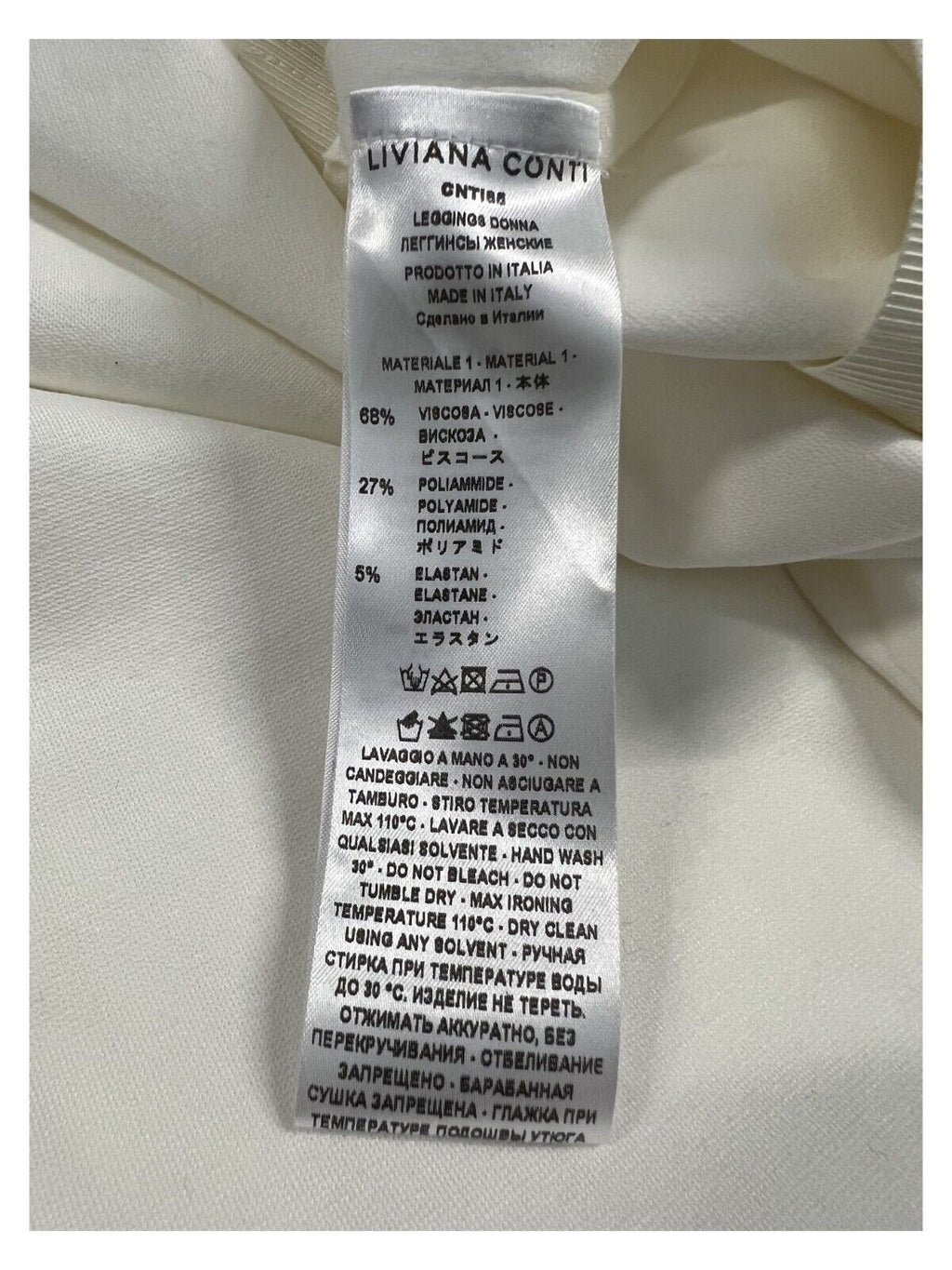 LIVIANA CONTI pantalone punto milano mod Leggins CNTI85 MADE IN ITALY