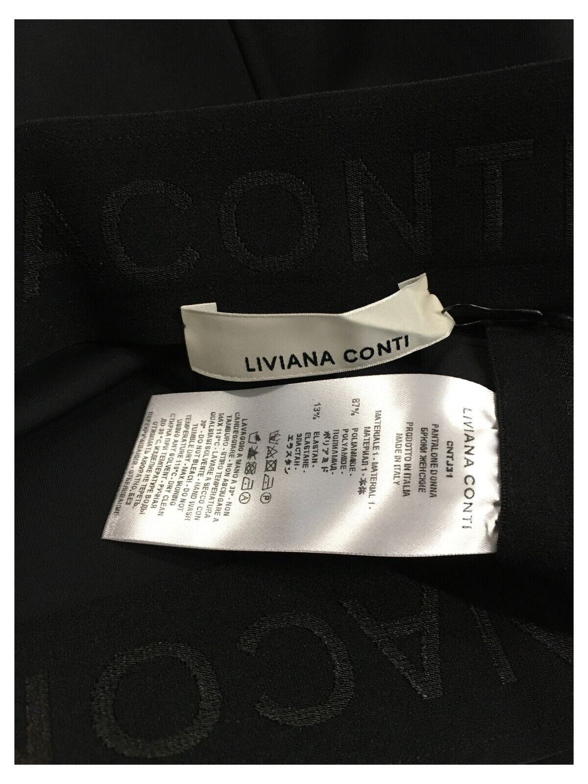 LIVIANA CONTI pantalone donna trombetta CNTJ31 STEVE MADE IN ITALY