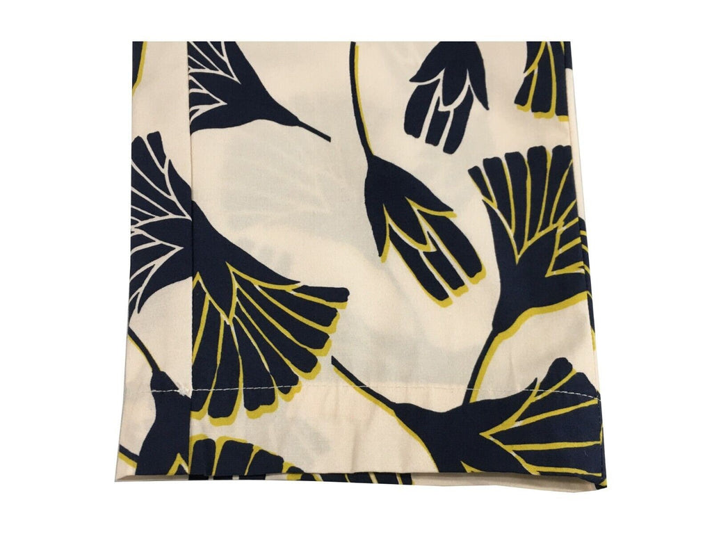 MYTHS pantalone donna fantasia panna/blu/giallo D08ELA 412 MADE IN ITALY