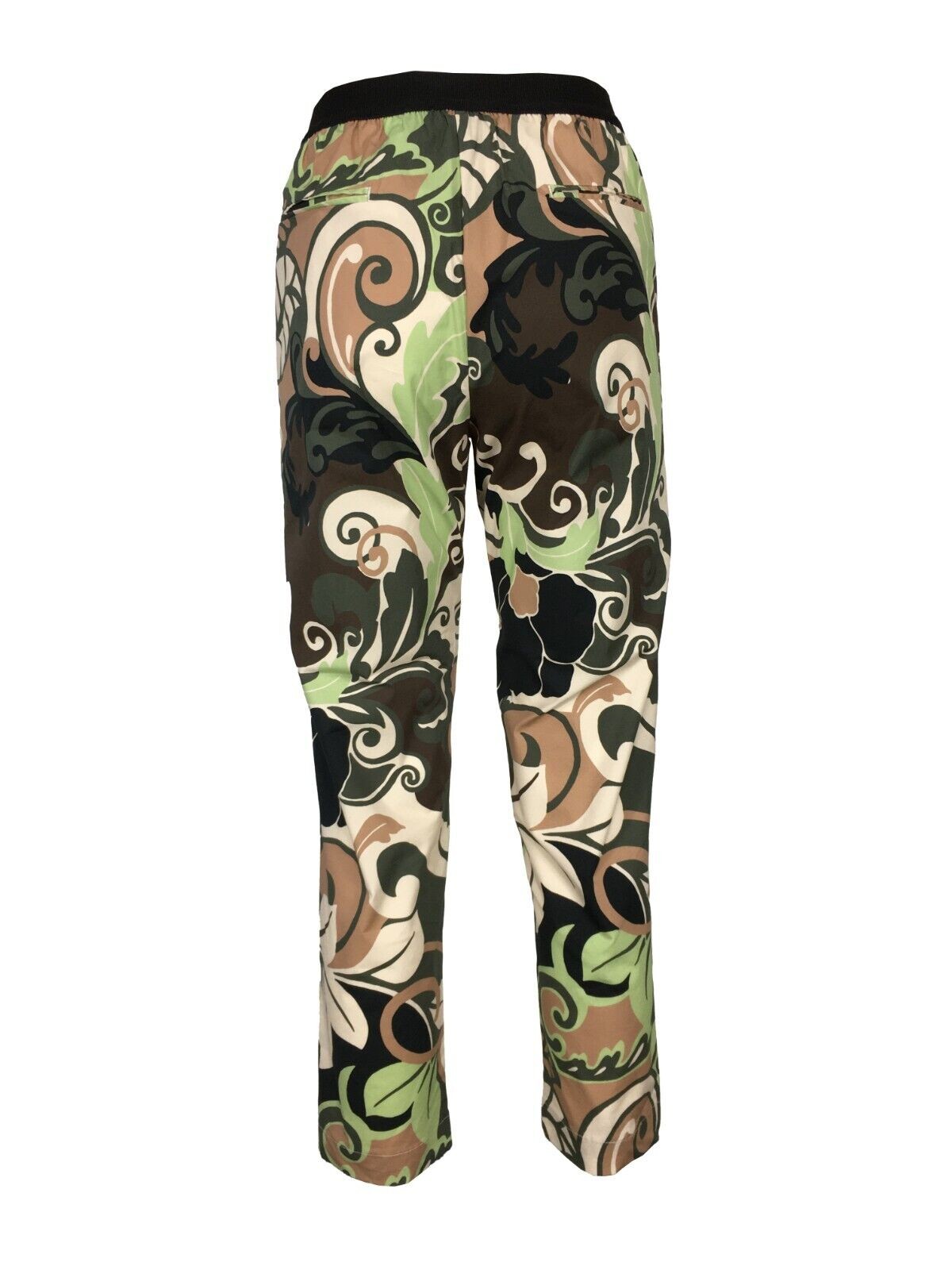 MYTHS pantalone donna fantasia verde/moro/ecru D08ELA 414 MADE IN ITALY