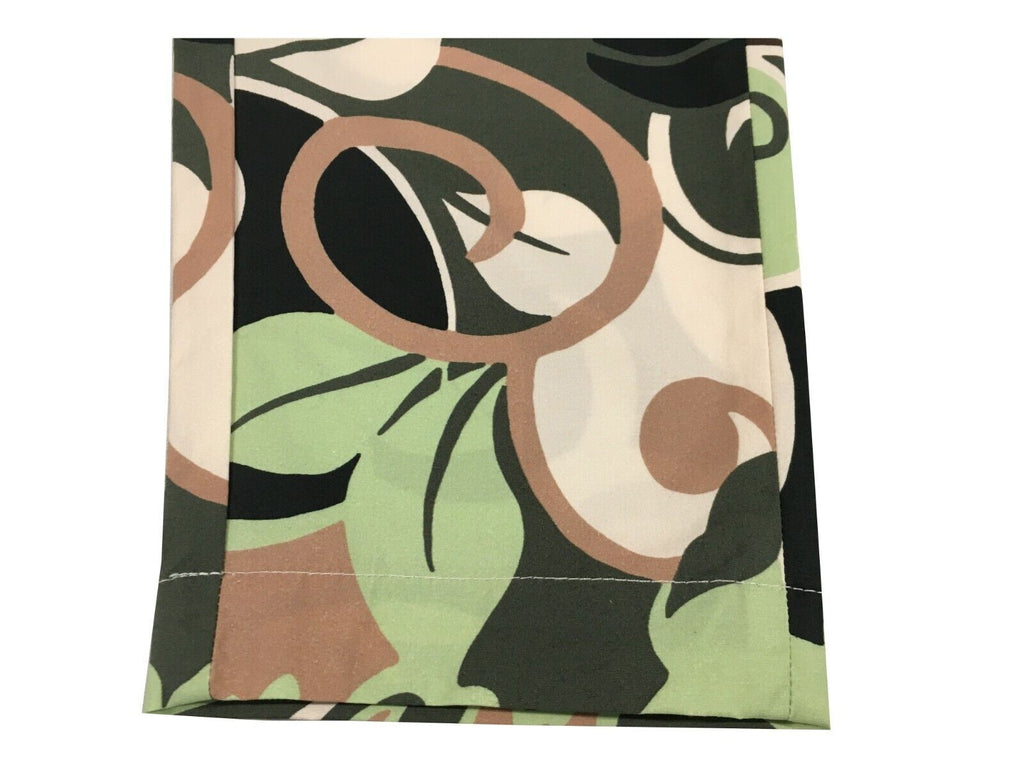 MYTHS pantalone donna fantasia verde/moro/ecru D08ELA 414 MADE IN ITALY