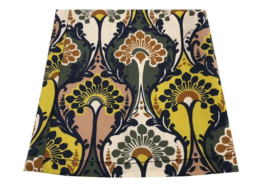 MYTHS pantalone donna fantasia blu/verde/giallo D02 413 MADE IN ITALY