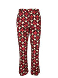 MYTHS pantalone donna fantasia corallo/panna/nero D02 411 MADE IN ITALY