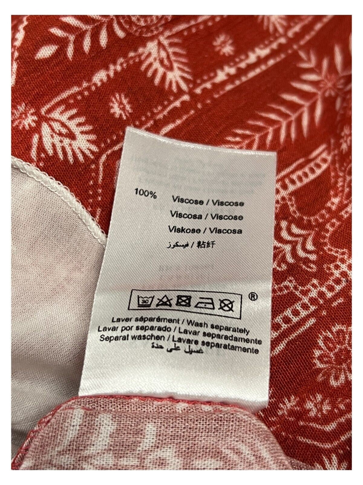 LA FEE MARABOUTEE blusa donna fantasia rosso/bianco FF-TO-BENNY-B MADE IN ITALY