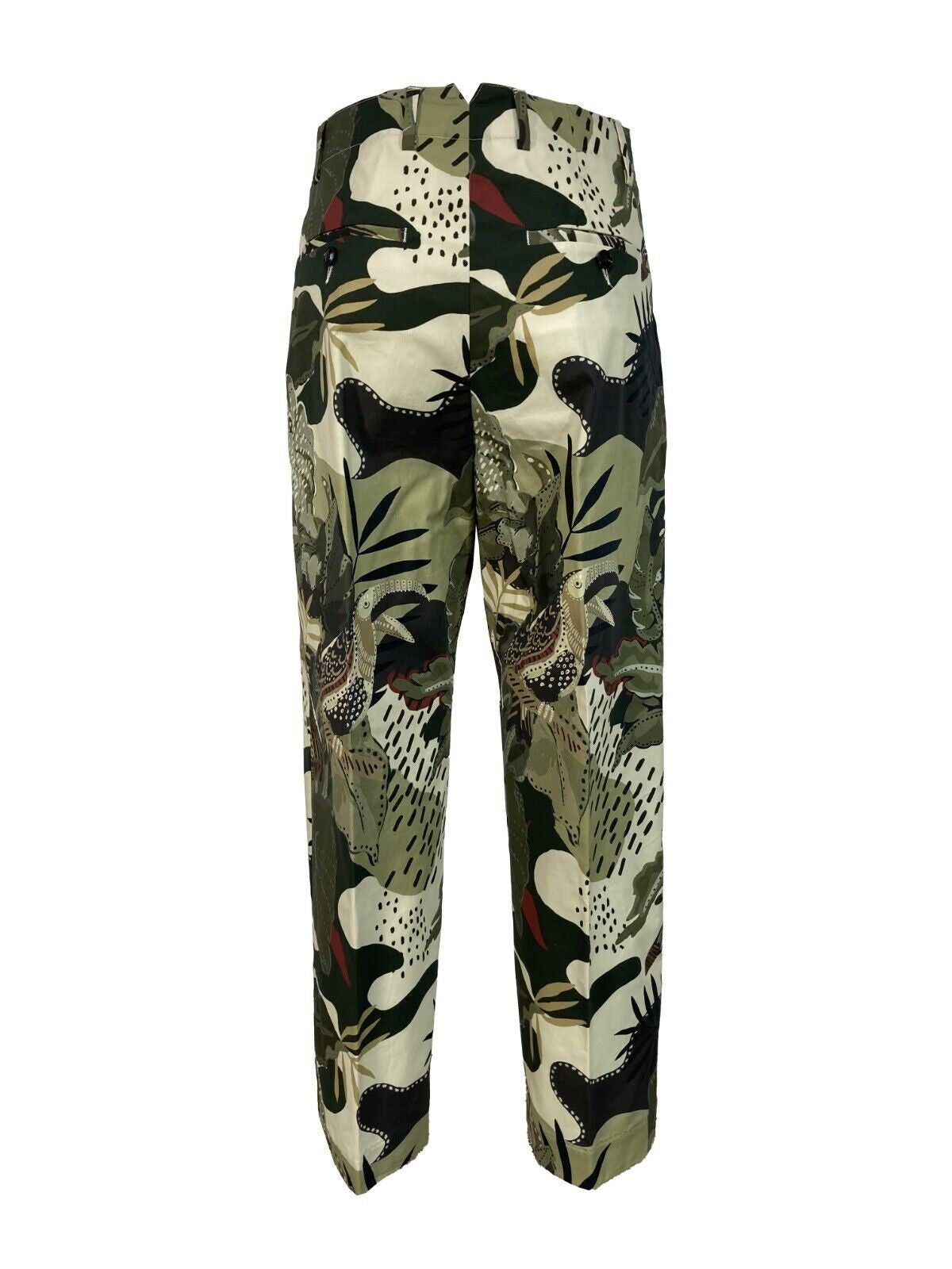 MYTHS pantalone donna fantasia verde art 21D09 413 cotone MADE IN ITALY