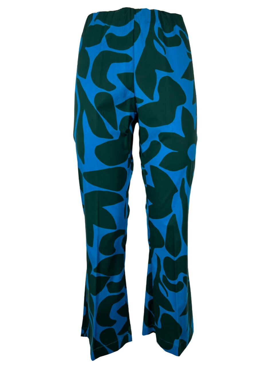 LIVIANA CONTI PANTALONE DONNA COTONE LEGGERO FANTASIA L4SU47 MADE IN ITALY