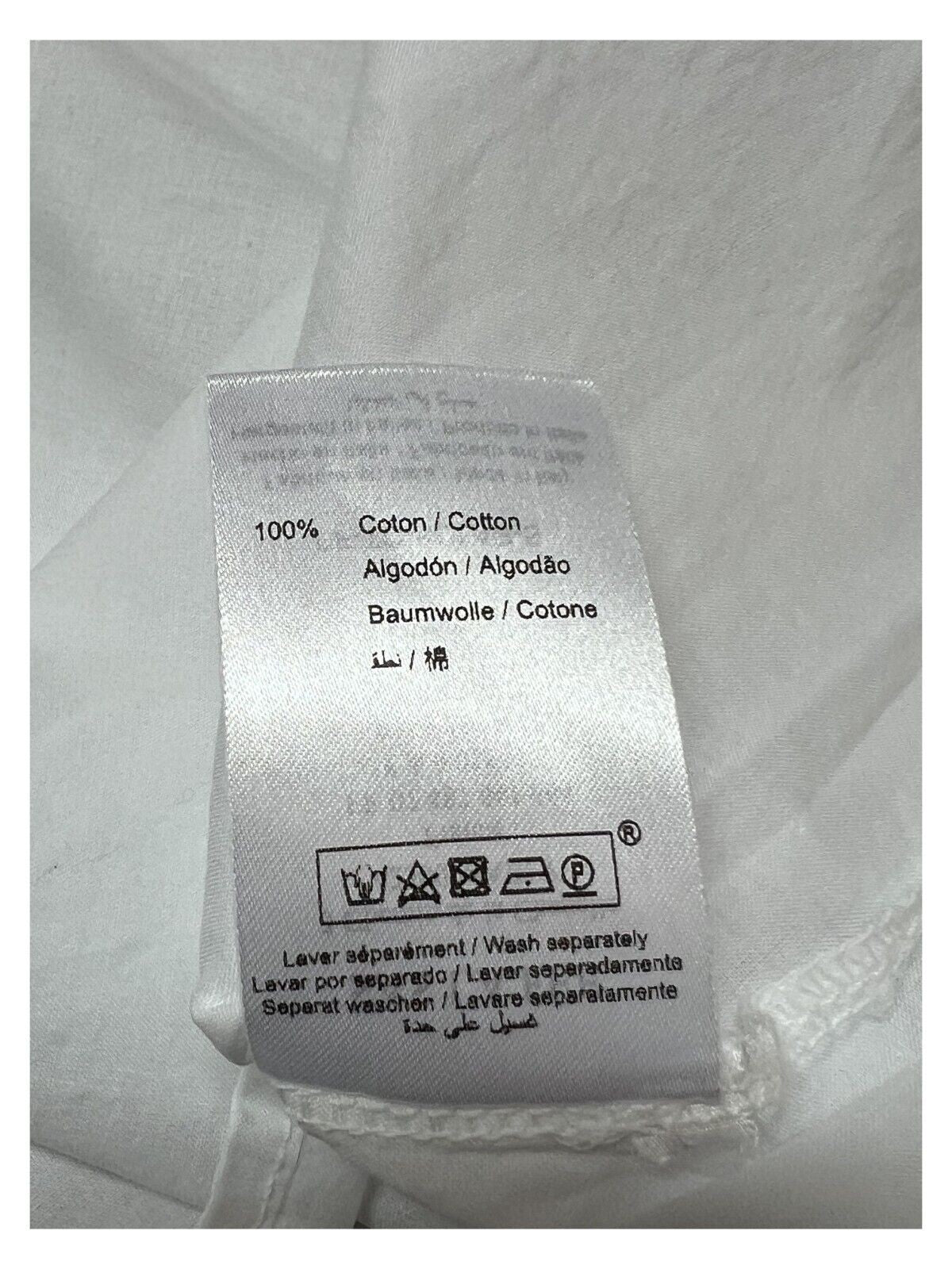 LA FEE MARABOUTEE blusa donna FF-TO-SOLAR-S 100% cotone bianca MADE IN ITALY