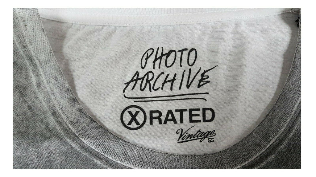 VINTAGE 55 T-shirt donna mezza manica bianca mod LOLITA Stanley Kubrick