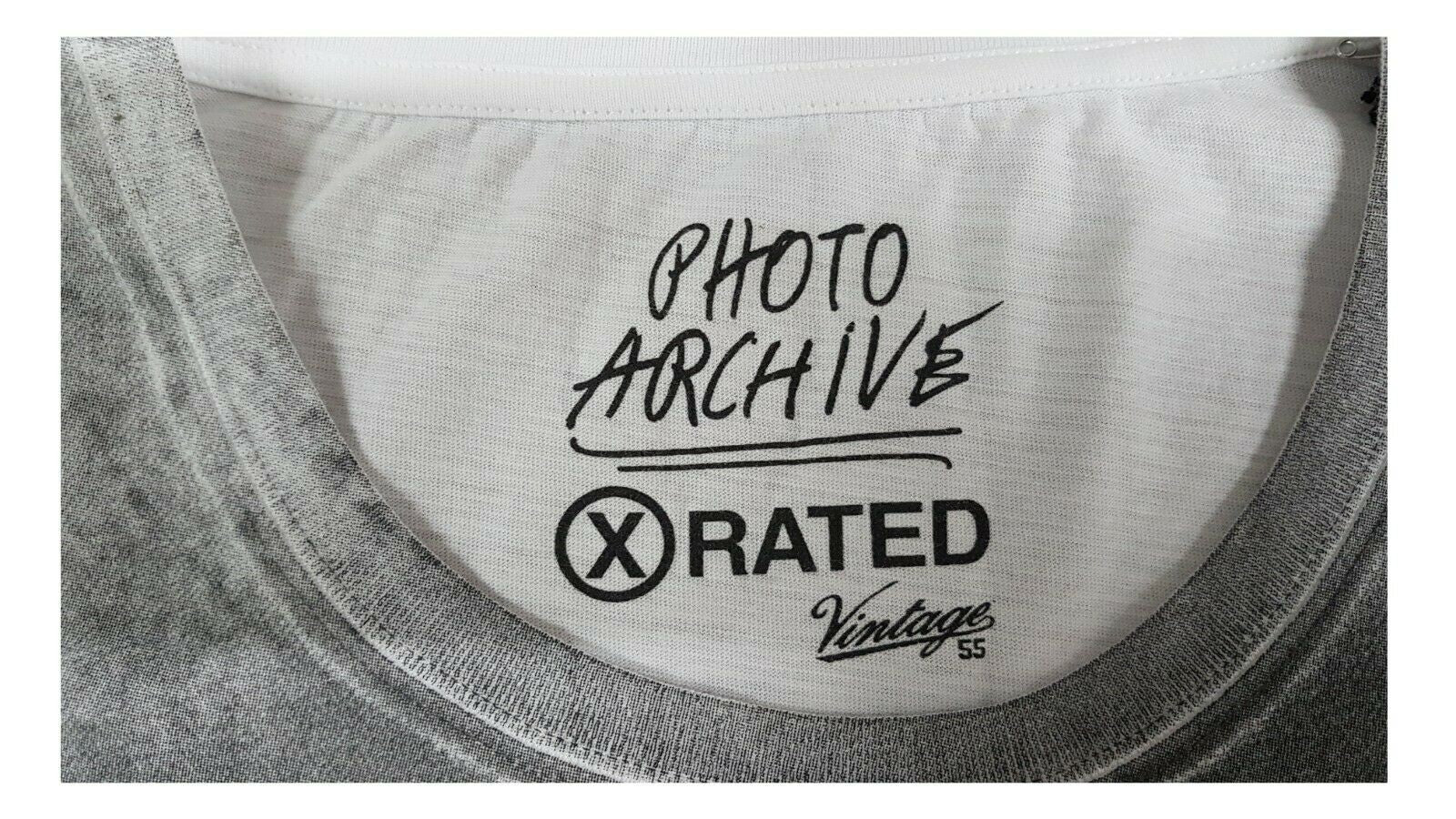 VINTAGE 55 T-shirt donna mezza manica bianca mod LOLITA Stanley Kubrick