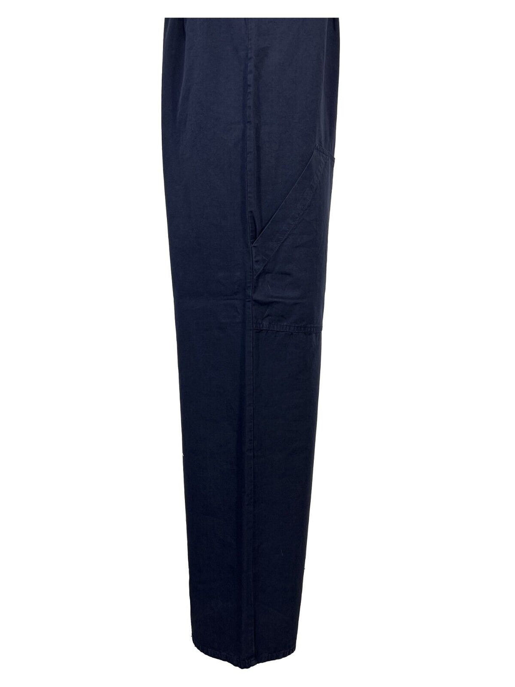 4.10 by BottegaChilometriZero salopette donna cotone blu DD24613 MADE IN ITALY