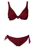 JUSTMINE bikini donna vela double-face coppa C JCOBKSS24-B2699C 1058 MADE IN ITALY