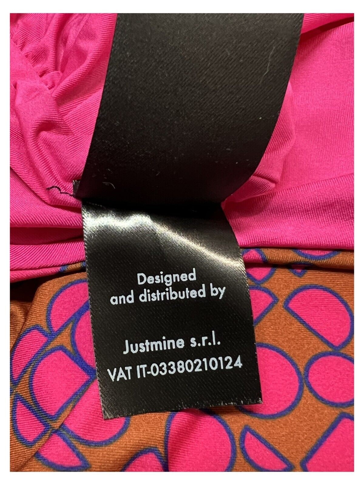 JUSTMINE bikini donna vela double-face coppa C JCOBKSS24-B2699C 1058 MADE IN ITALY