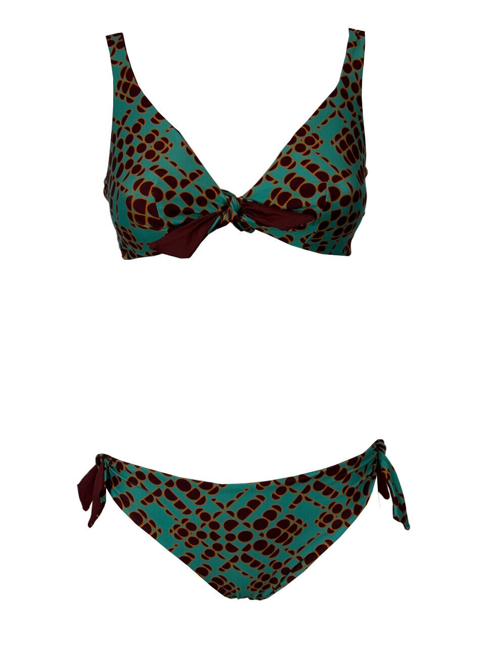 JUSTMINE bikini donna vela double-face coppa C JCOBKSS24-B2699C 1058 MADE IN ITALY