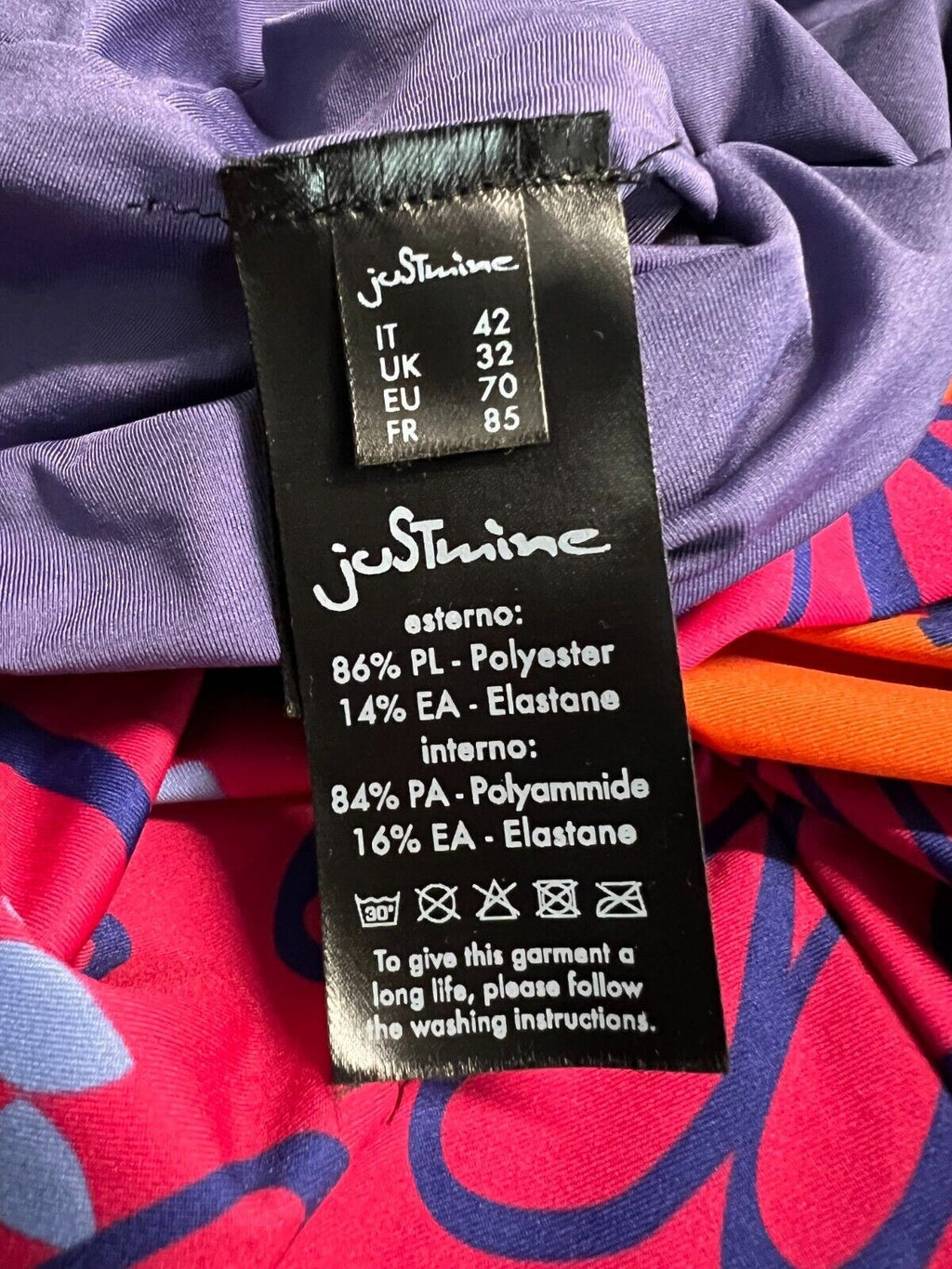 JUSTMINE costume intero double-face JCOINSS24-A706 1056 MADE IN ITALY