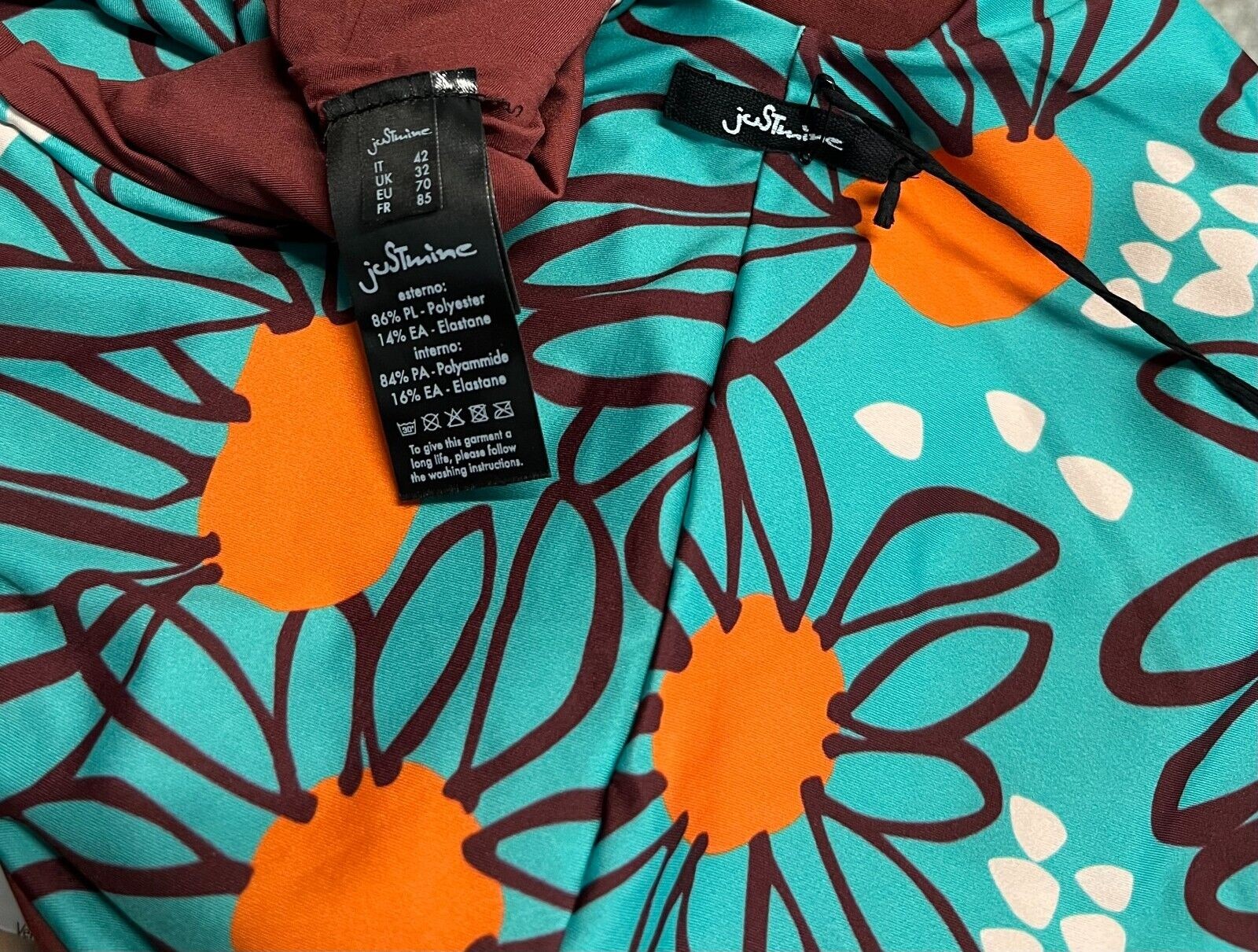 JUSTMINE costume intero double-face JCOINSS24-A706 1056 MADE IN ITALY