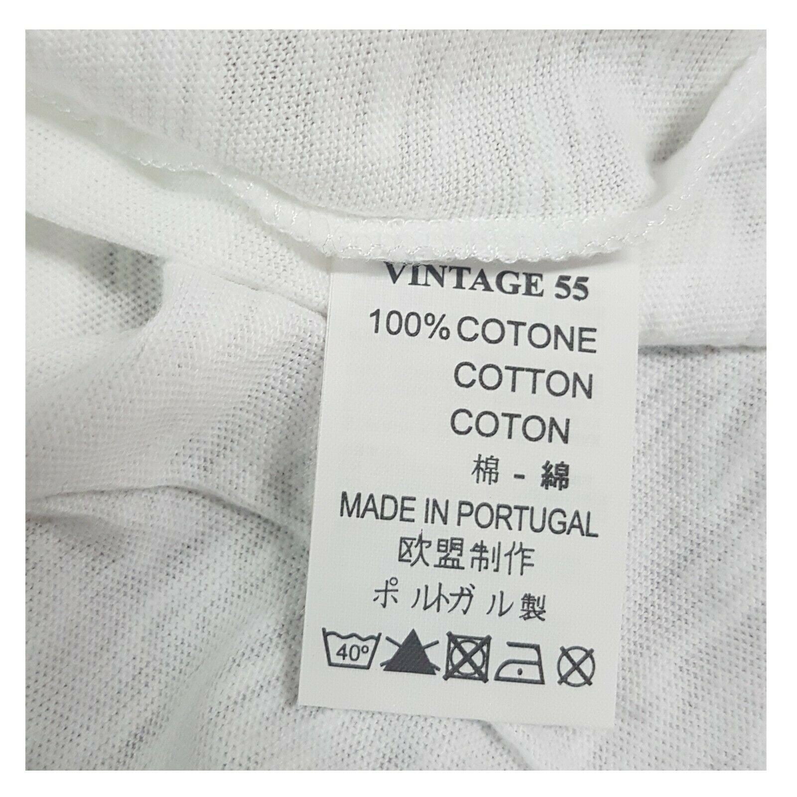 VINTAGE 55 t-shirt donna mezza manica bianca serie FIRST CLASS EDITION