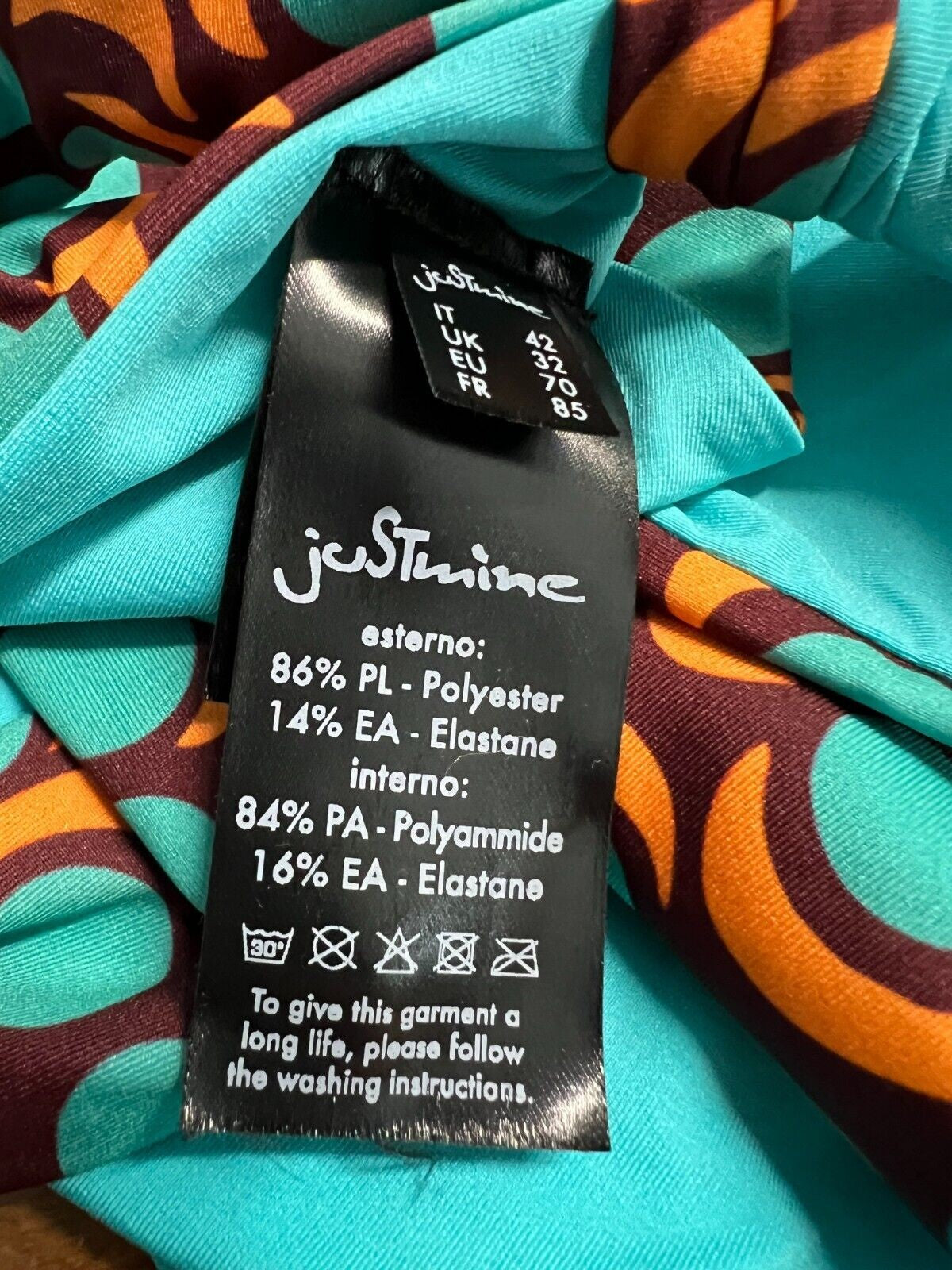 JUSTMINE costume intero double-face JCOINSS24-A706 1057 MADE IN ITALY