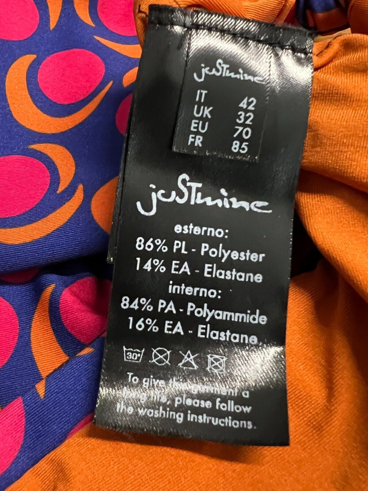 JUSTMINE costume intero double-face JCOINSS24-A706 1057 MADE IN ITALY