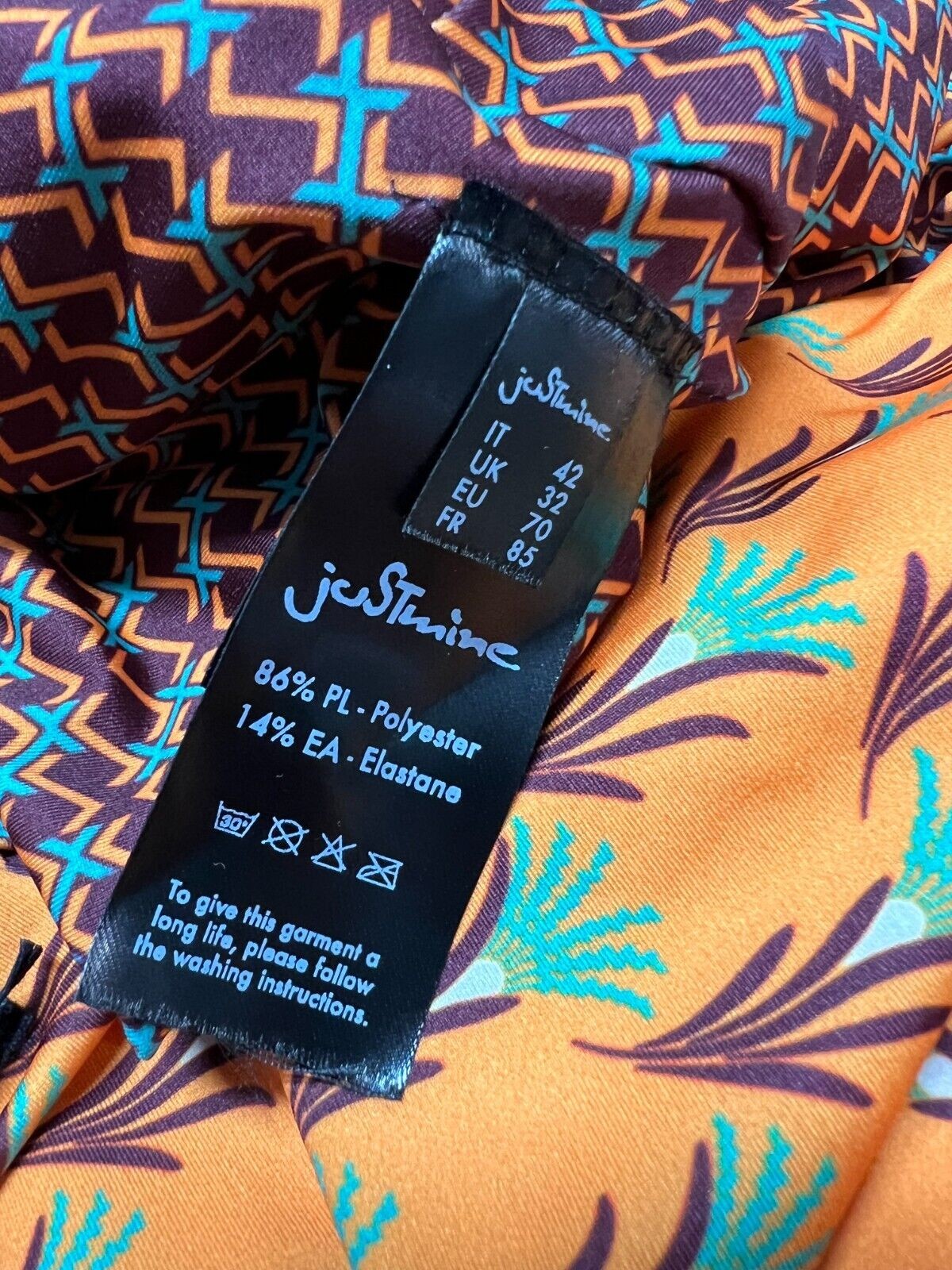 JUSTMINE costume intero double-face JCOINSS24-A706 1076 MADE IN ITALY