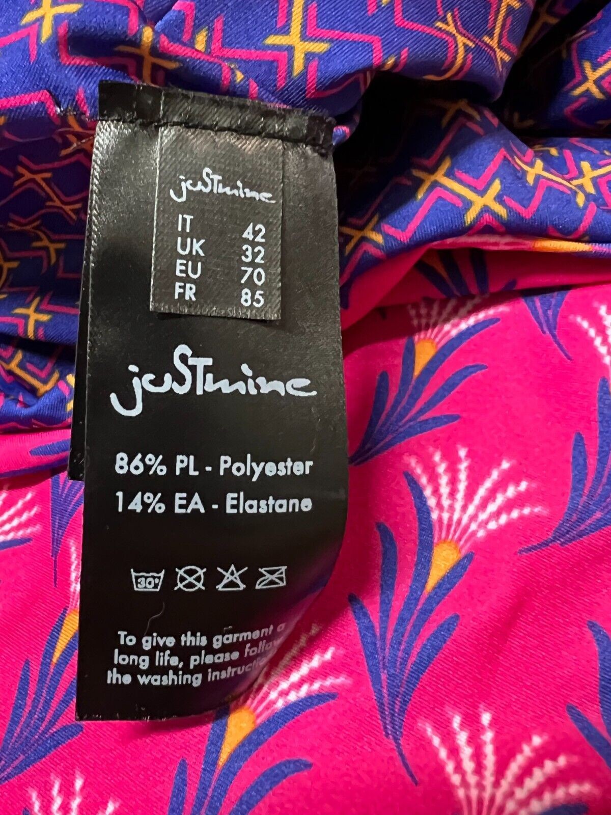 JUSTMINE costume intero double-face JCOINSS24-A706 1076 MADE IN ITALY