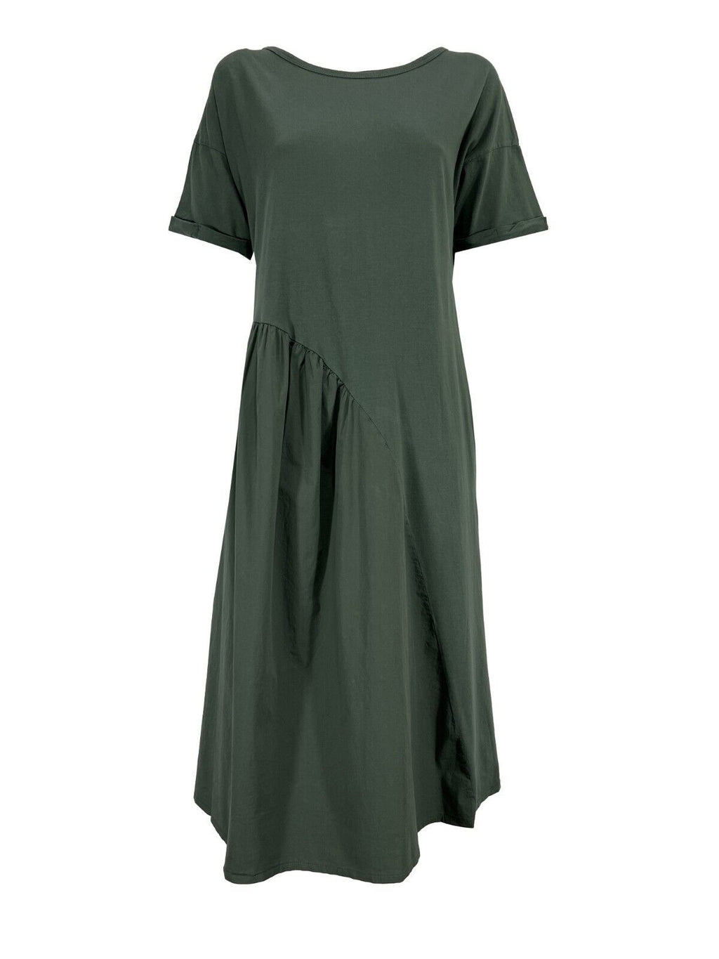 HUMILITY 1949 abito con balza HD-RO-RAMME cotone MADE IN ITALY