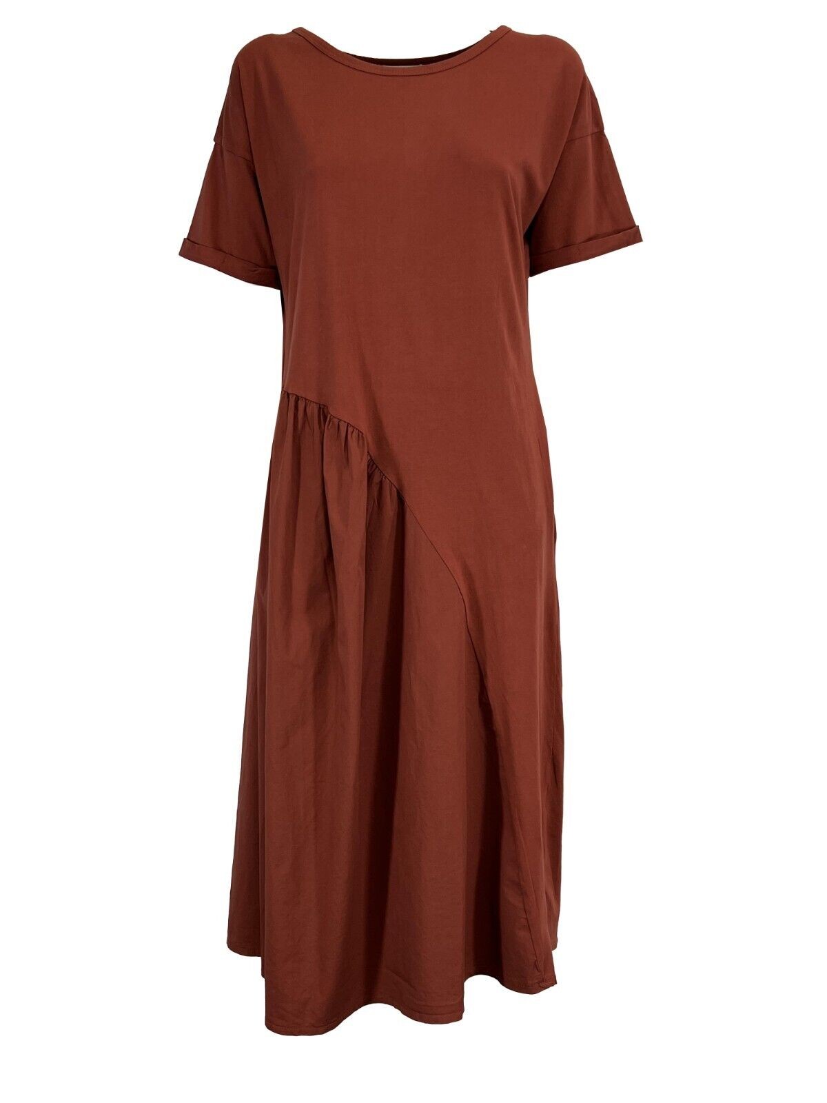 HUMILITY 1949 abito con balza HD-RO-RAMME cotone MADE IN ITALY