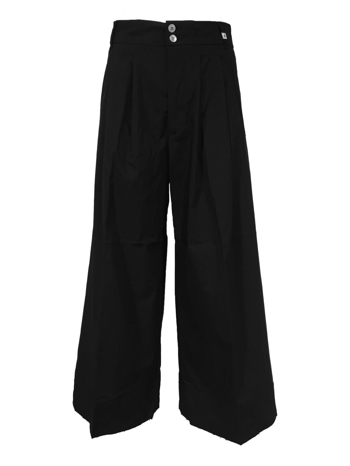 MYTHS pantalone nero largo leggero 21D03 67 MADE IN ITALY