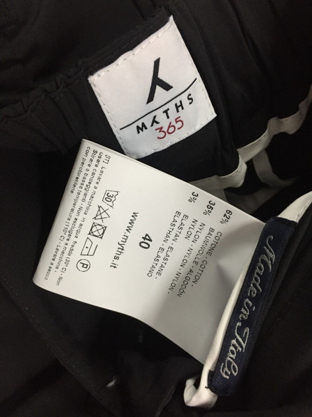 MYTHS pantalone nero largo leggero 21D03 67 MADE IN ITALY