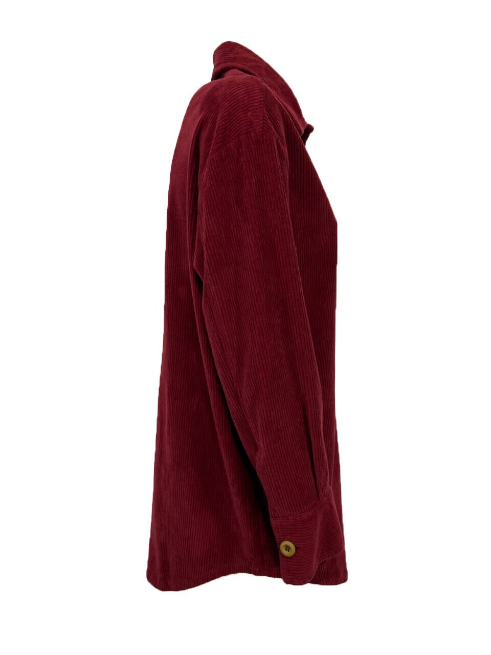 4.10 by BottegaChilometriZero camicia over velluto coste rosso scuro DD23210 MADE IN ITALY