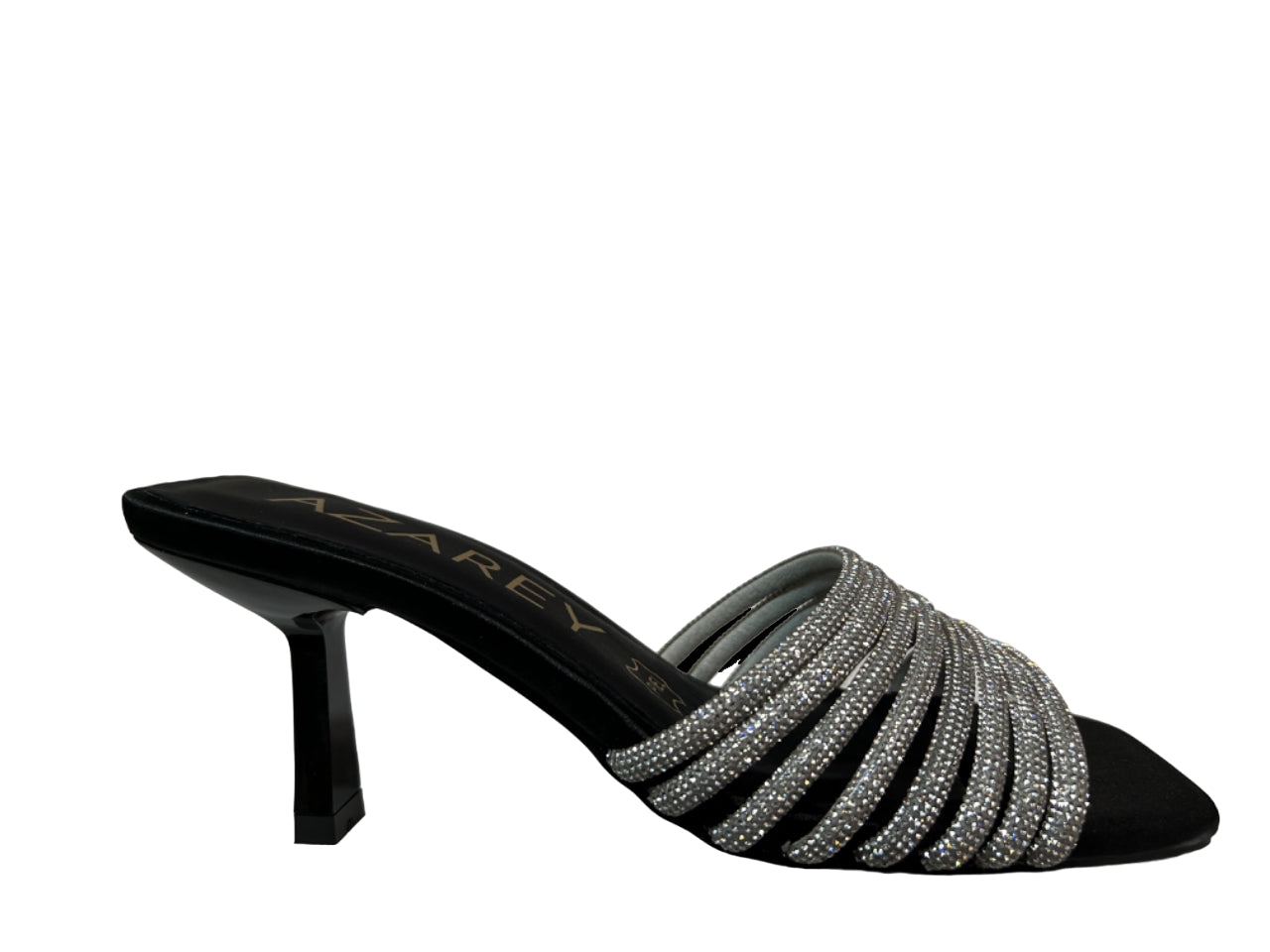 AZAREY sandalo donna strass argento 531H362