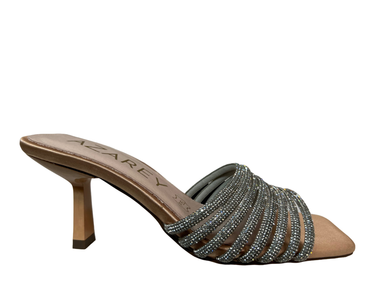 AZAREY sandalo donna strass argento 531H362