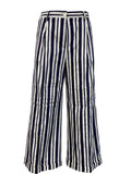 MYTHS pantalone donna righe bianco/blu art 21D19 62 MADE IN ITALY